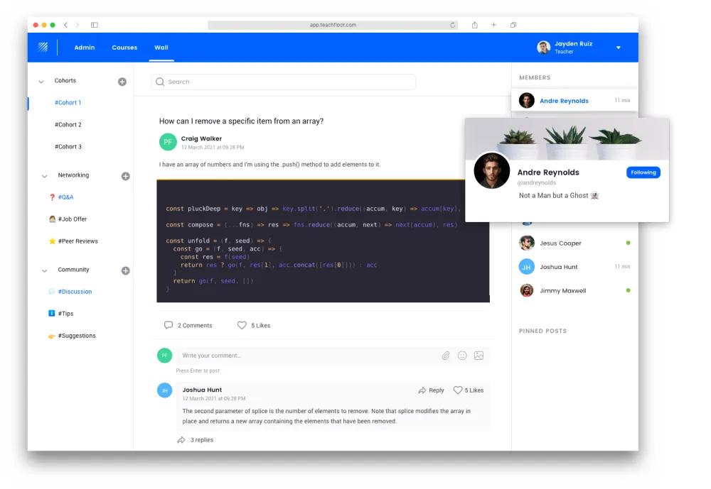 Create and sell online courses